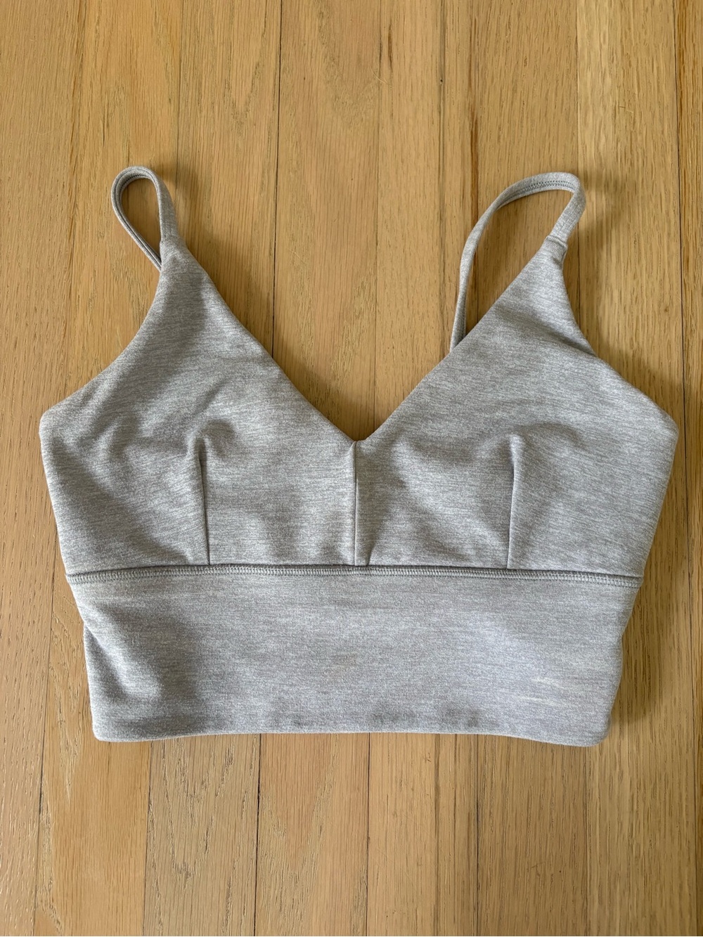Lululemon Solo Bra *Luon Heathered Medium Grey Silver